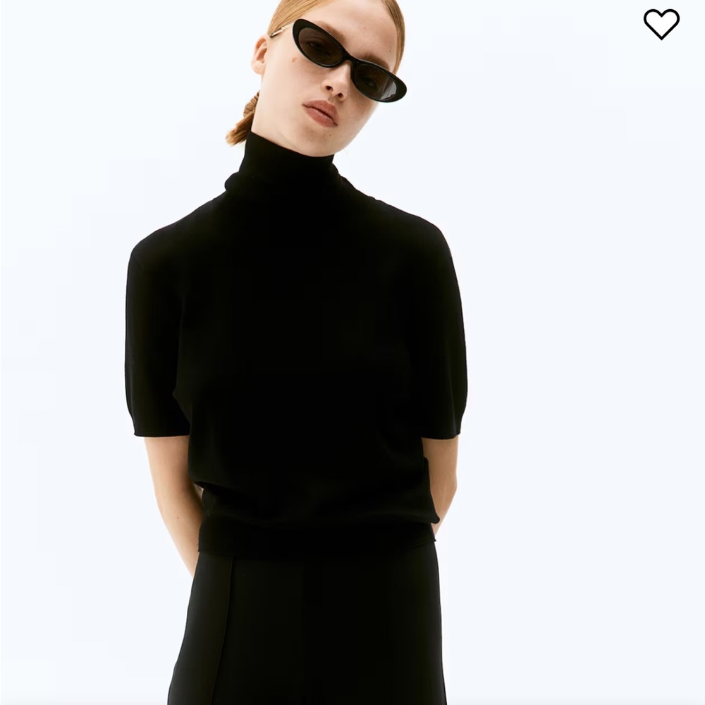 Elegant Black Turtleneck Sweater